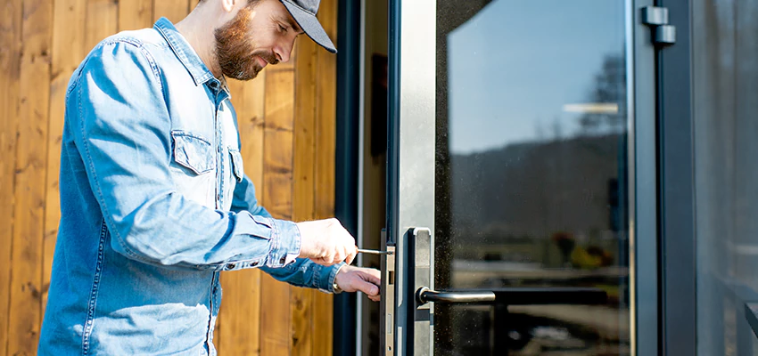 Frameless Glass Storefront Door Locks Replacement in Ocala, FL